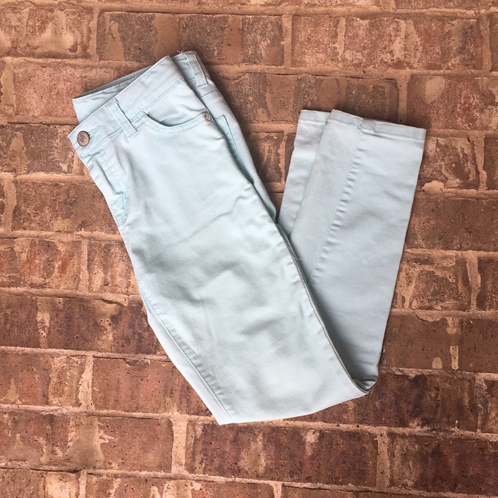 Girls Mint Cherokee Skinny Jeans Size 12💖